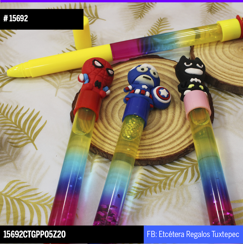15692 LAPICEROS SUPER HEROES