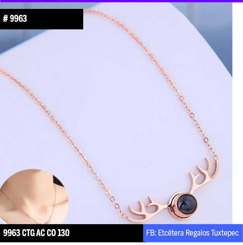9963 Collar rosa