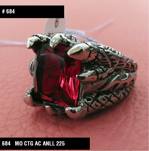 684 GARRA PIEDRA ROJA
