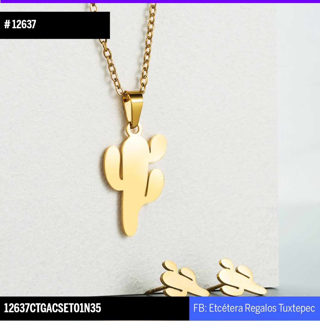 12637 SET CACTUS