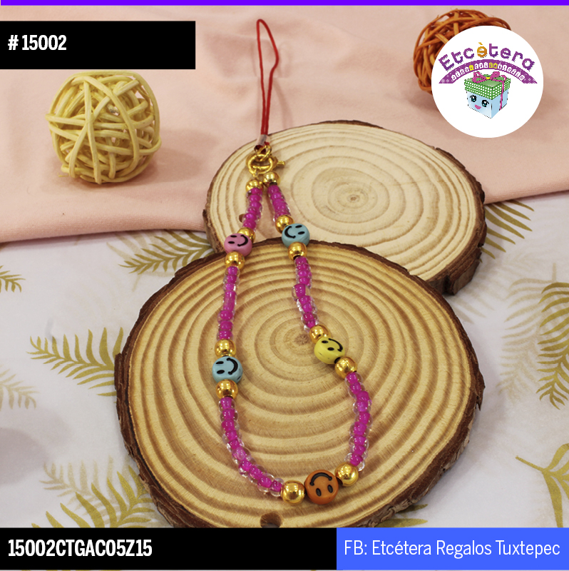 15002 COLGANTE FUCSIA CARITAS