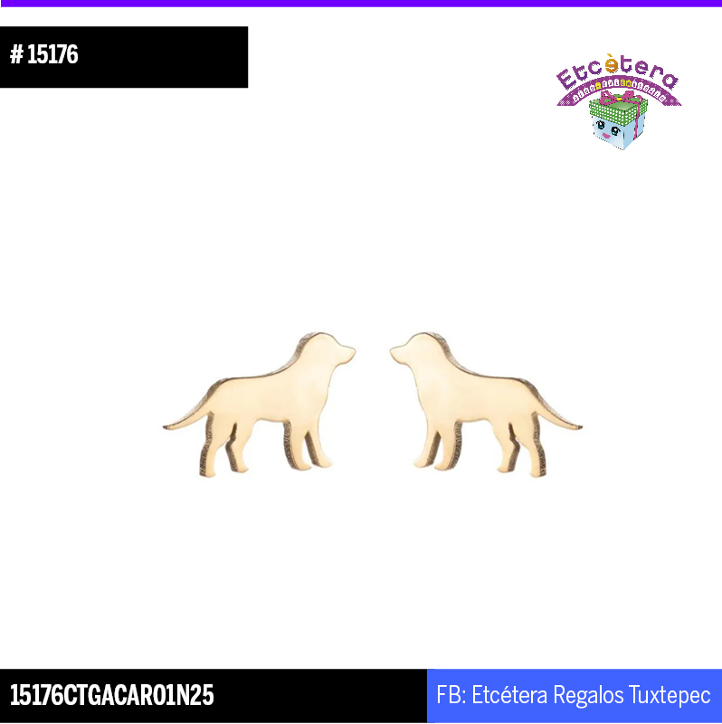 15176 aretes perrito