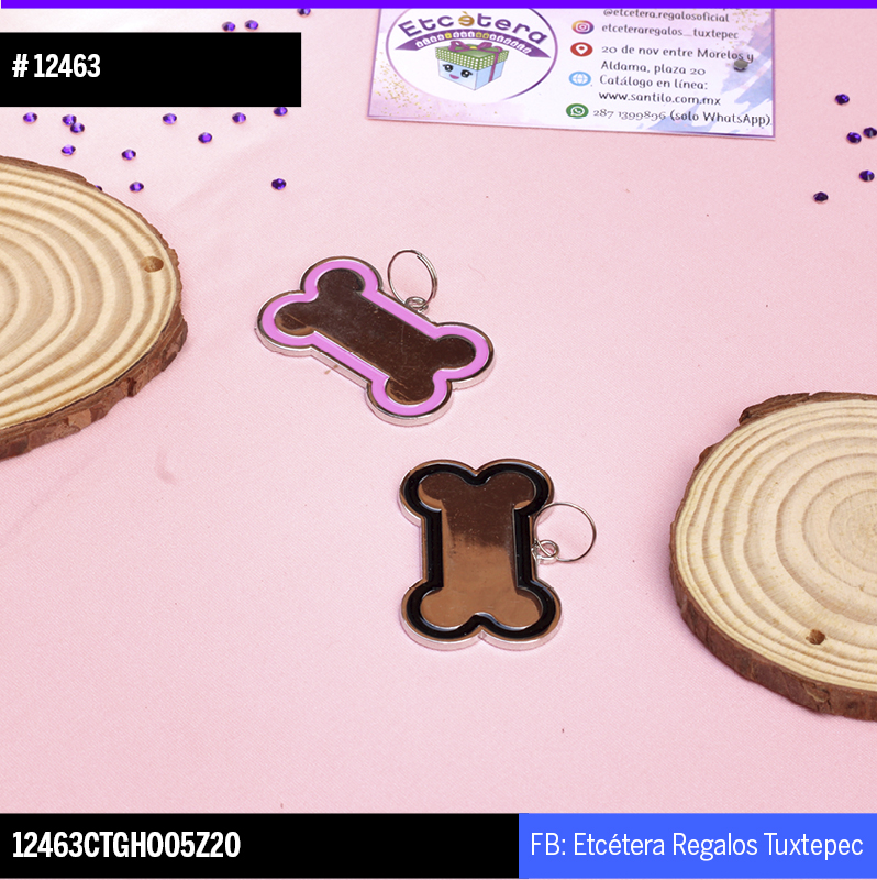 12463 PLACA MASCOTA