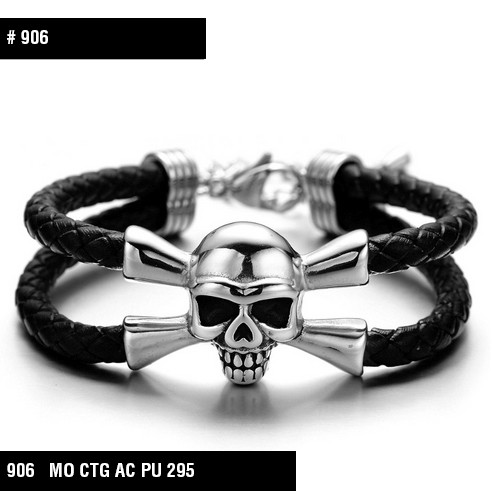 906 calavera cruzada