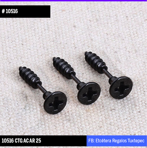 10516 Arete tornillo individual