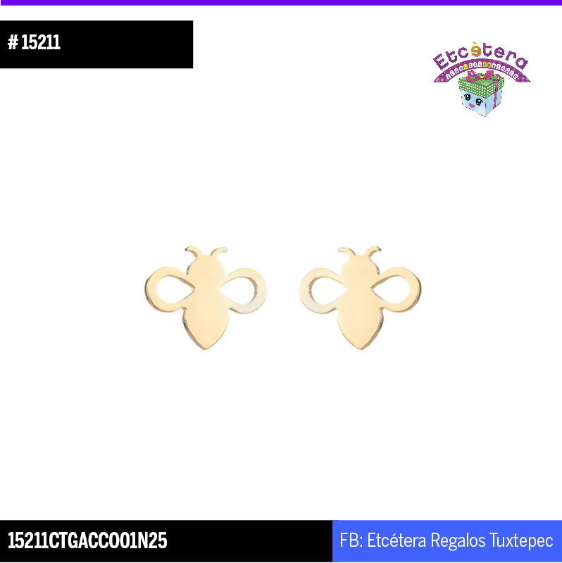 15211 aretes abeja