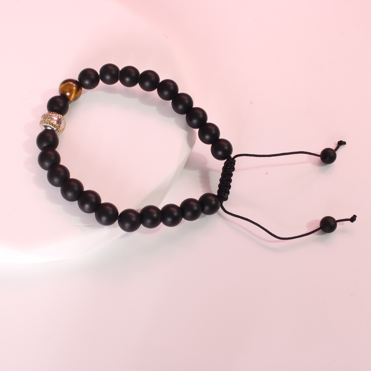 16578 Pulsera beisbol ,piedra onix