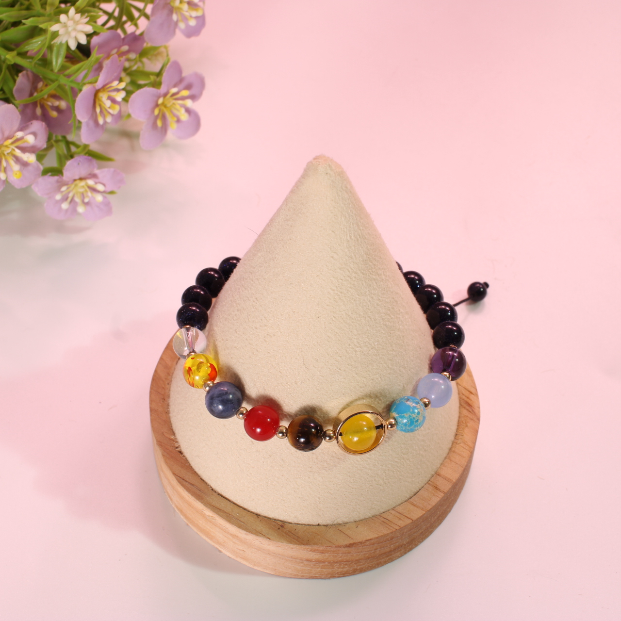 16046 PULSERA PLANETAS AJUSTABLE