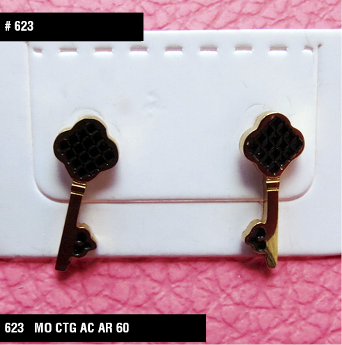623 aretes llavesitas