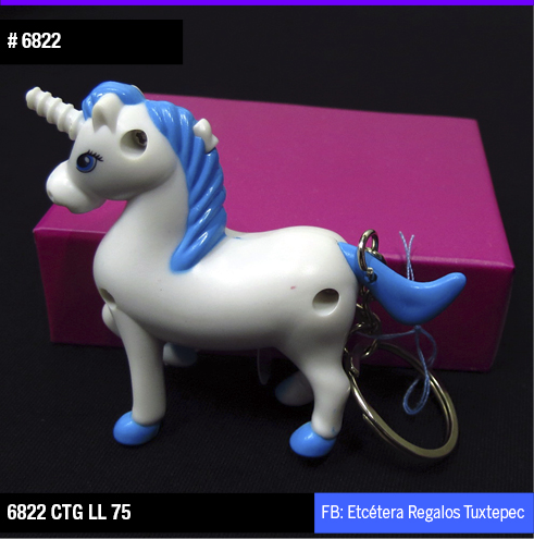 6822 UNICORNIO AZUL