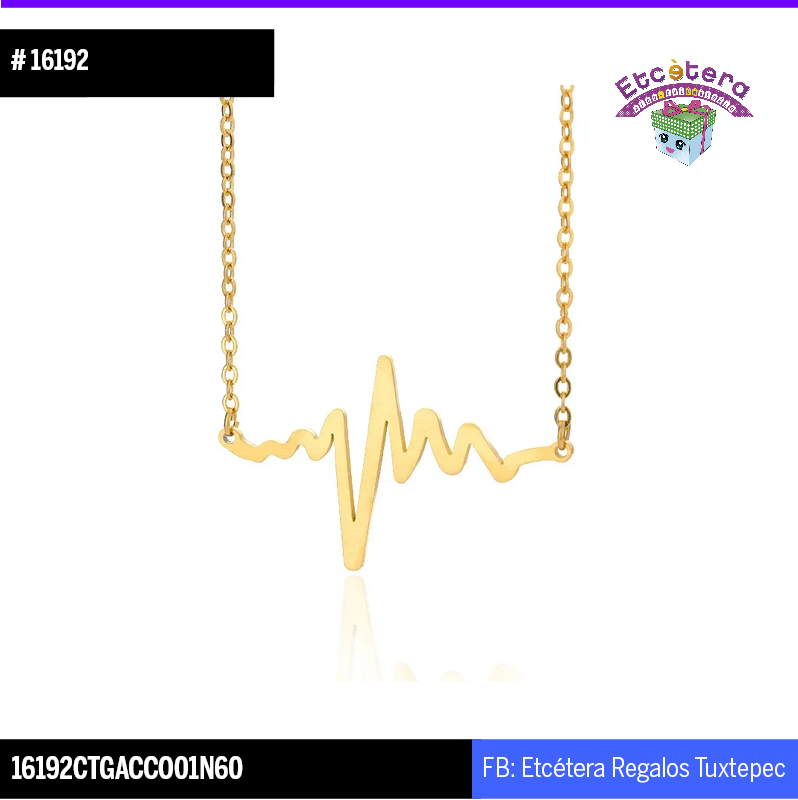 16192 COLLAR CARDIO DORADO