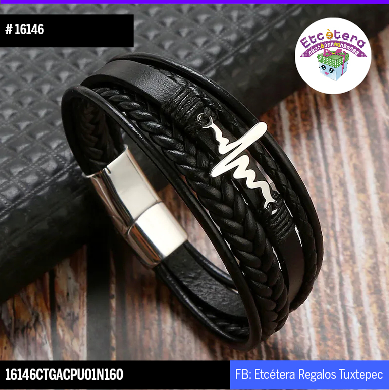 16146 PULSERA NEGRA CARDIO