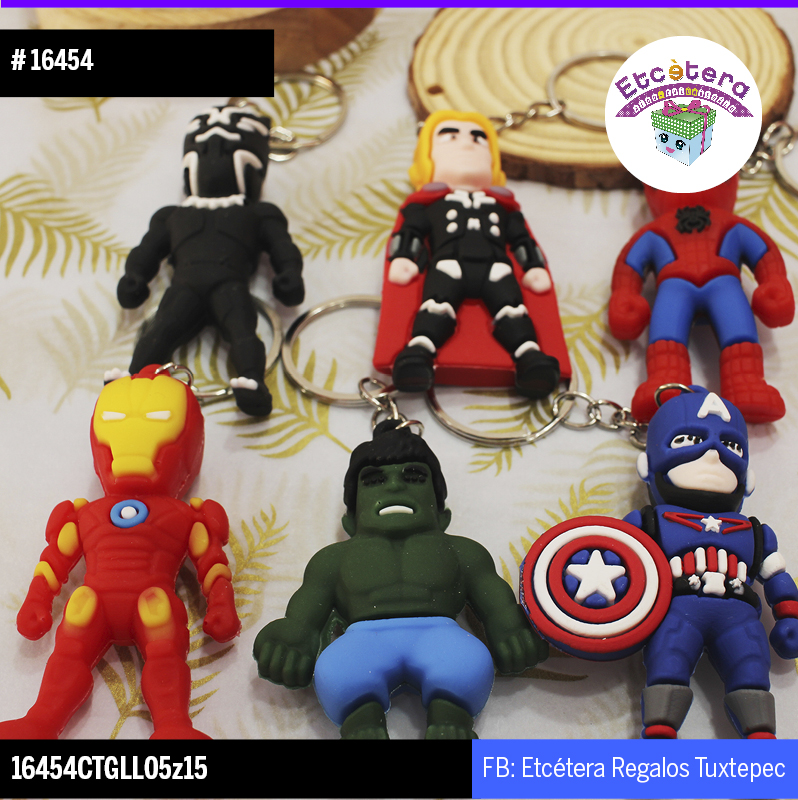16454 LLAVERO SUPERHEROES