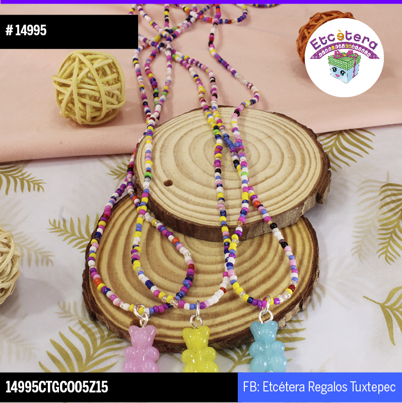 14995 COLLAR CON OSITOS