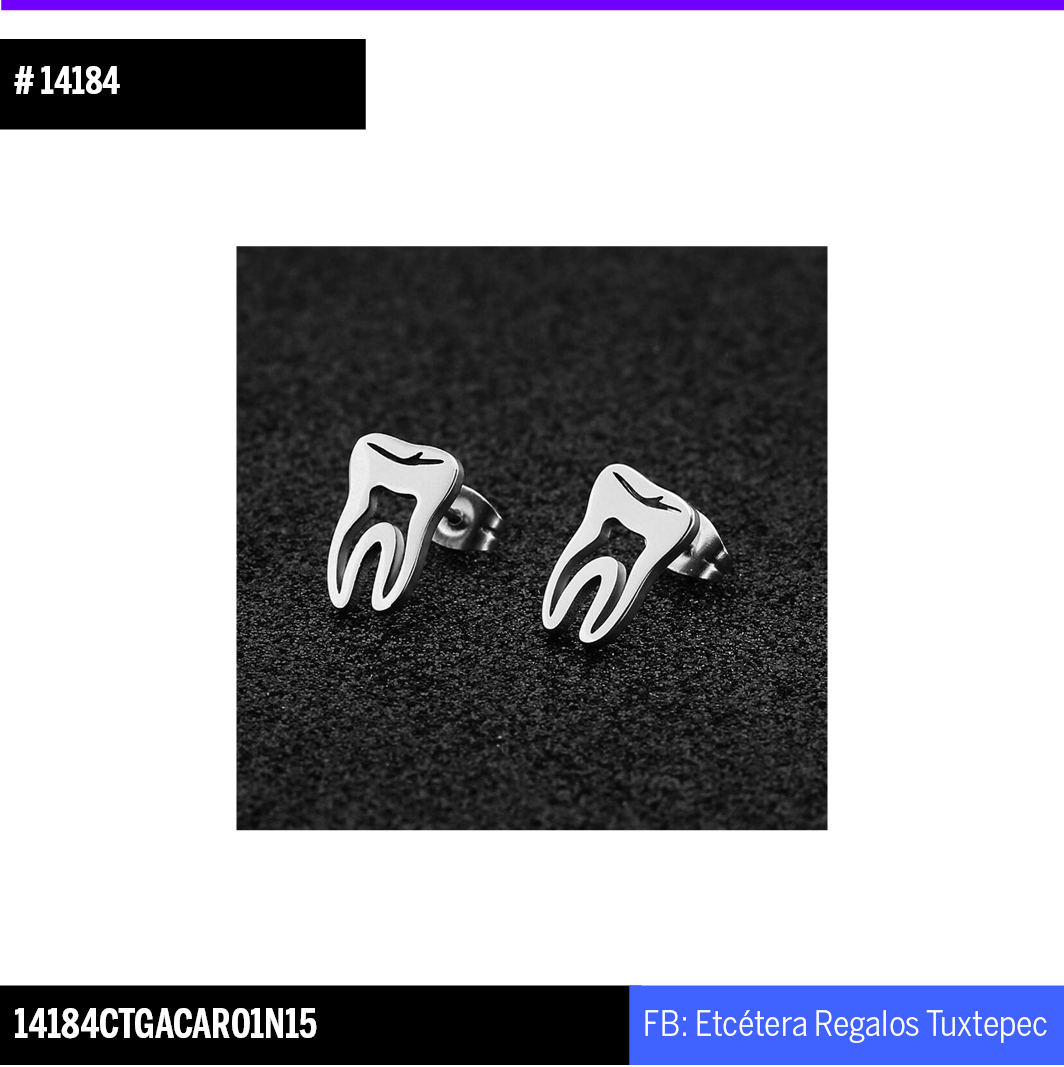 14184 Aretes diente