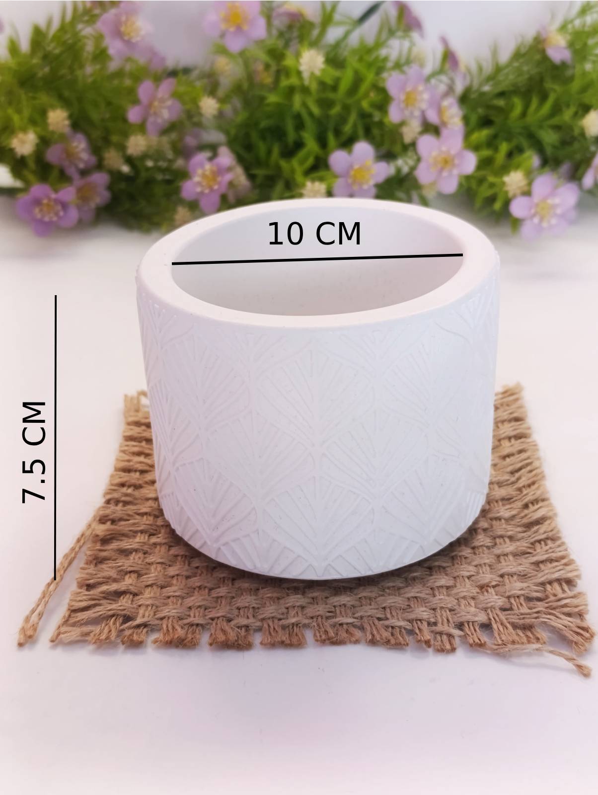 17044 MACETA REDONDA RAMAS