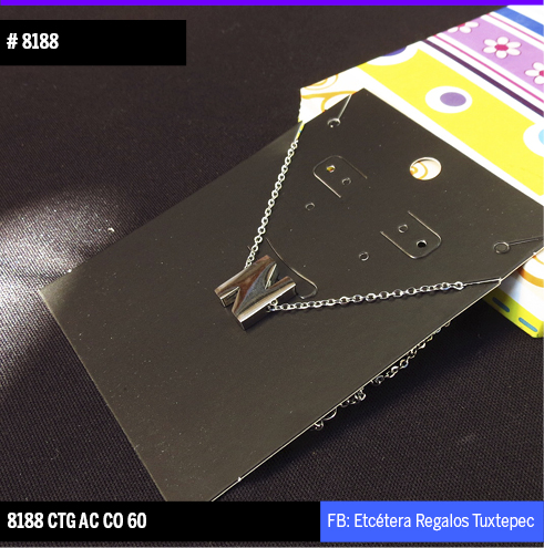 8188 COLLAR LETRA 2 CM