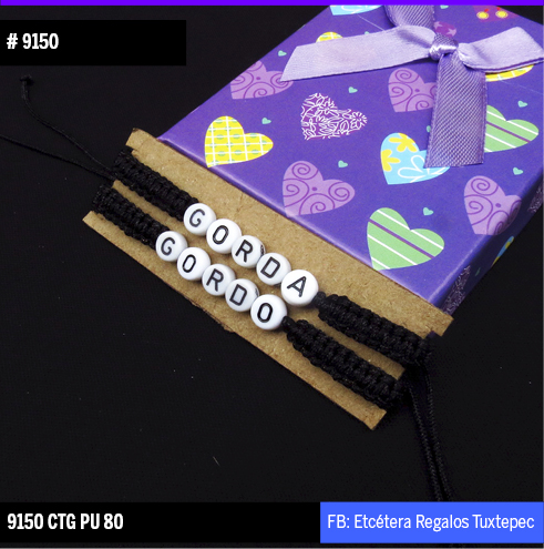 9150 GORDO GORDA NEGRA